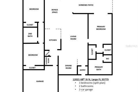 Casa en venta en Largo, Florida, 3 dormitorios, 161.46 m2 № 2220366 - foto 3