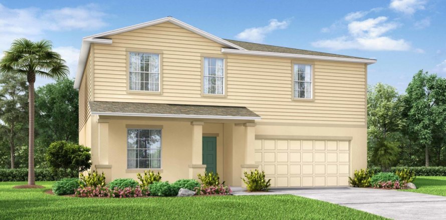 Townhouse in Polk County Scattered in Haines City, Florida 4 rooms, 250 sq.m. № 280143