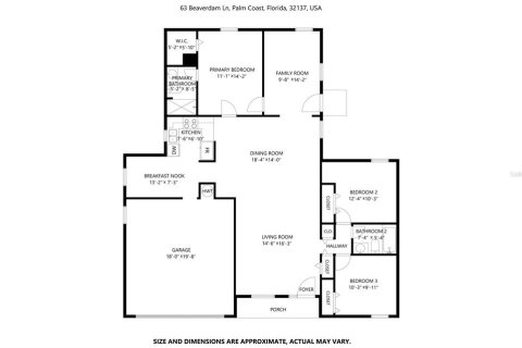 Villa ou maison à louer à Palm Coast, Floride: 3 chambres, 147.81 m2 № 2109262 - photo 19