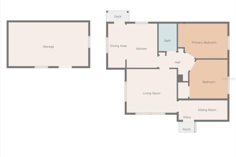 House in Saint Petersburg, Florida 2 bedrooms, 74.32 sq.m. № 1577551 - photo 3