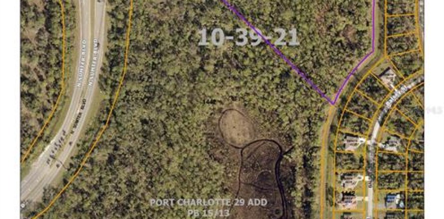 Land in North Port, Florida № 1108349