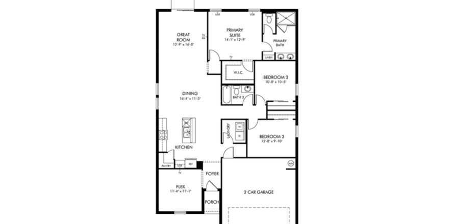 House in Lake Alfred, Florida 3 bedrooms, 157.47 sq.m. № 1792114