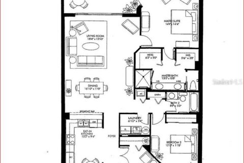 Condominio en alquiler en Largo, Florida, 3 dormitorios, 146.32 m2 № 1529041 - foto 29
