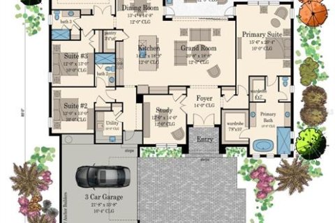 Villa ou maison à vendre à Myakka City, Floride: 3 chambres, 287.53 m2 № 2388499 - photo 2