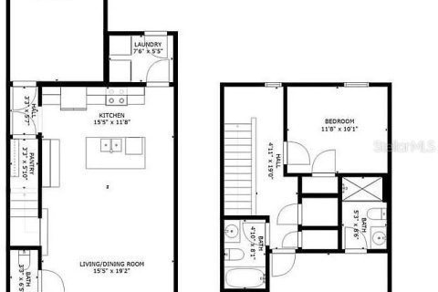 Touwnhouse à louer à DeBary, Floride: 2 chambres, 118.54 m2 № 1778974 - photo 25