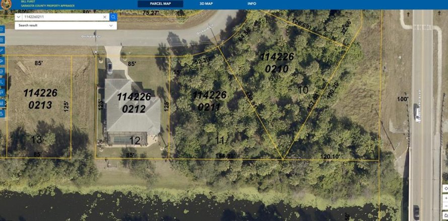 Land in North Port, Florida № 2378087