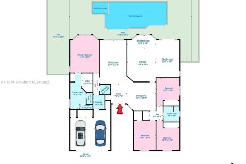 Casa en venta en Hollywood, Florida, 4 dormitorios, 225.01 m2 № 1882606 - foto 16