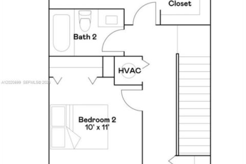 Купить таунхаус в Хомстед, Флорида 3 спальни, 129.41м2, № 2077724 - фото 15