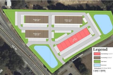 Immobilier commercial à Mascotte, Floride № 2296162
