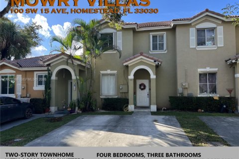 Таунхаус в Хомстед, Флорида 4 спальни, 150.32м2 № 2032994