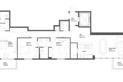 Condo in Miami, Florida, 3 bedrooms  № 1170849 - photo 16