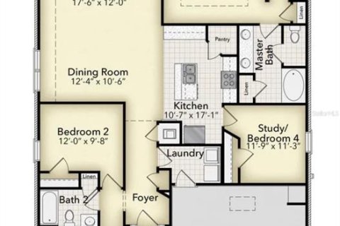 House in Alachua, Florida 4 bedrooms, 153.01 sq.m. № 2151229 - photo 4