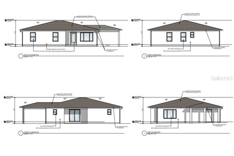 House in Dunnellon, Florida 3 bedrooms, 127.09 sq.m. № 1834598 - photo 1