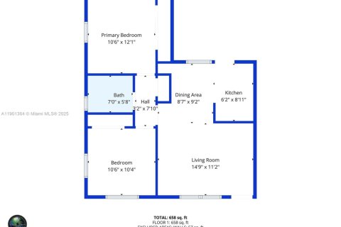 House in West Miami, Florida 2 bedrooms, 153.75 sq.m. № 1953504 - photo 22