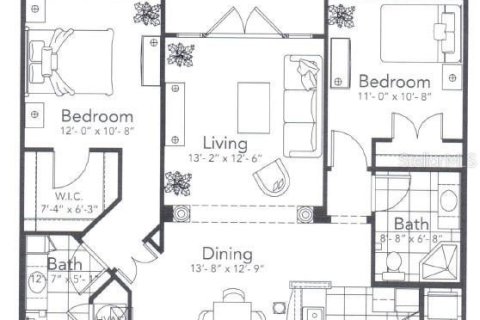 Condominio en alquiler en Winter Springs, Florida, 2 dormitorios, 99.22 m2 № 1422002 - foto 10