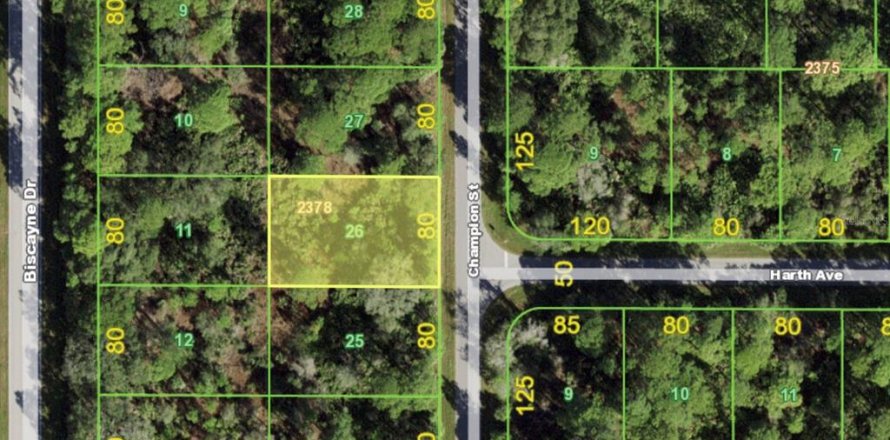 Land in Port Charlotte, Florida № 2163305
