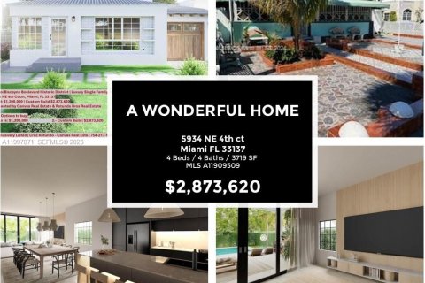 Villa ou maison à vendre à Miami, Floride: 4 chambres, 345.5 m2 № 2060551 - photo 7