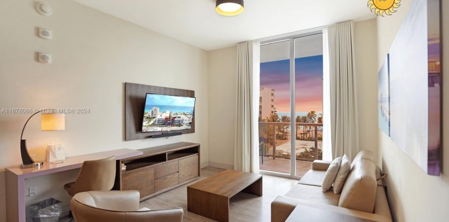 Condo à Hollywood, Floride, 1 chambre  № 1404450