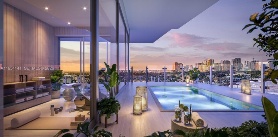 Кондоминиум с 5 спальнями в Форт-Лодердейл, Флорида № 2009084