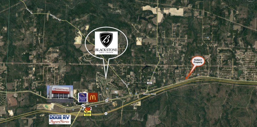 Immobilier commercial à De Funiak Springs, Floride № 558146