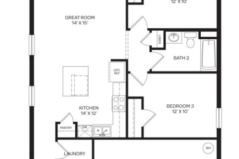 Купить виллу или дом в Уматилла, Флорида 6 комнат, 120.96м2, № 1840017 - фото 1