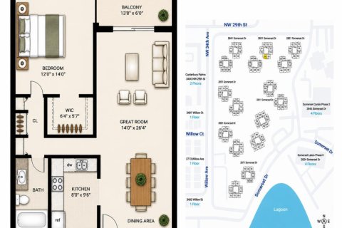 Condo in Lauderdale Lakes, Florida, 1 bedroom  № 2183427 - photo 8