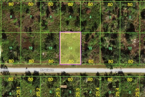 Land in Port Charlotte, Florida № 2223826
