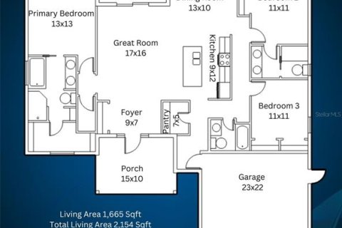 House in North Port, Florida 3 bedrooms, 154.68 sq.m. № 1831302 - photo 22