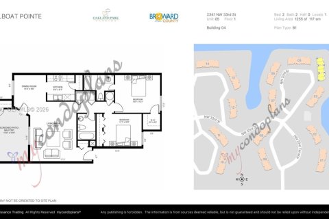 Copropriété à vendre à Oakland Park, Floride: 2 chambres, 116.69 m2 № 2152819 - photo 22