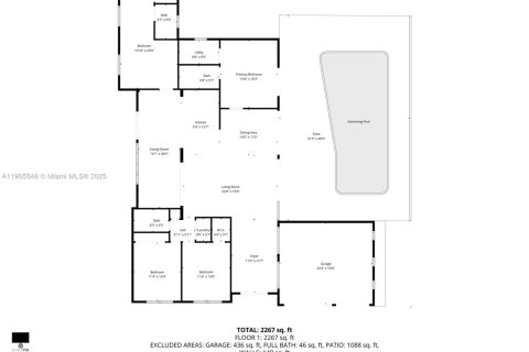 House in Fort Lauderdale, Florida 4 bedrooms, 203.83 sq.m. № 1955970 - photo 7