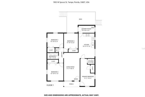 Villa ou maison à louer à Tampa, Floride: 4 chambres, 106.84 m2 № 2419958 - photo 18