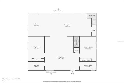 House in DeLand, Florida 3 bedrooms, 231.88 sq.m. № 2131599 - photo 17