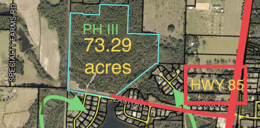 Terreno en Crestview, Florida № 559290