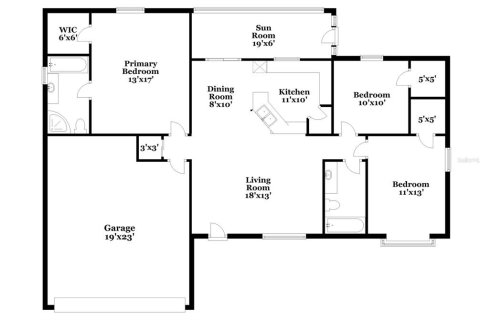 House in Minneola, Florida 3 bedrooms, 123.65 sq.m. № 1912685 - photo 16