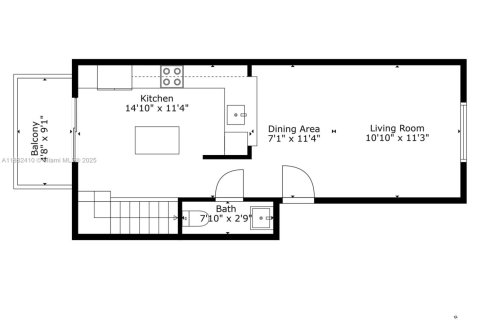 Купить кондоминиум в Майами, Флорида 3 спальни, 123.1м2, № 1931308 - фото 17