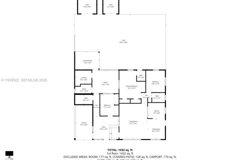 Villa ou maison à vendre à North Miami Beach, Floride: 3 chambres, 153.85 m2 № 1999139 - photo 15