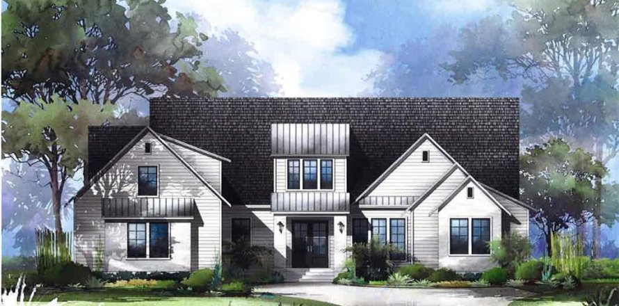 House in Archer, Florida 4 bedrooms, 367.34 sq.m. № 2112065