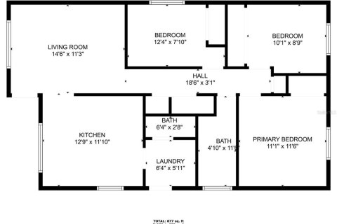 House in Saint Petersburg, Florida 3 bedrooms, 93.09 sq.m. № 1677571 - photo 23