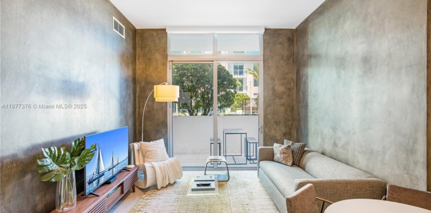 Кондоминиум с 1 спальней в Майами, Флорида № 1927266