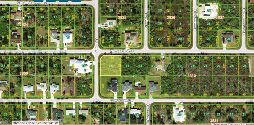 Land in Port Charlotte, Florida № 2158678