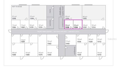 Immobilier commercial à louer à Sanford, Floride: 50.82 m2 № 2127884 - photo 2