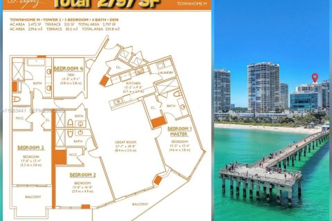 Condo in Sunny Isles Beach, Florida, 4 bedrooms № 2032477 - photo 2
