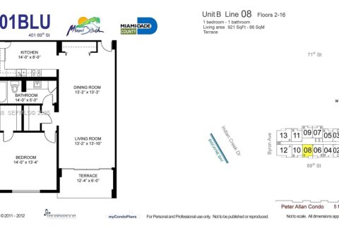 Condo in Miami Beach, Florida, 1 bedroom  № 1993370 - photo 23