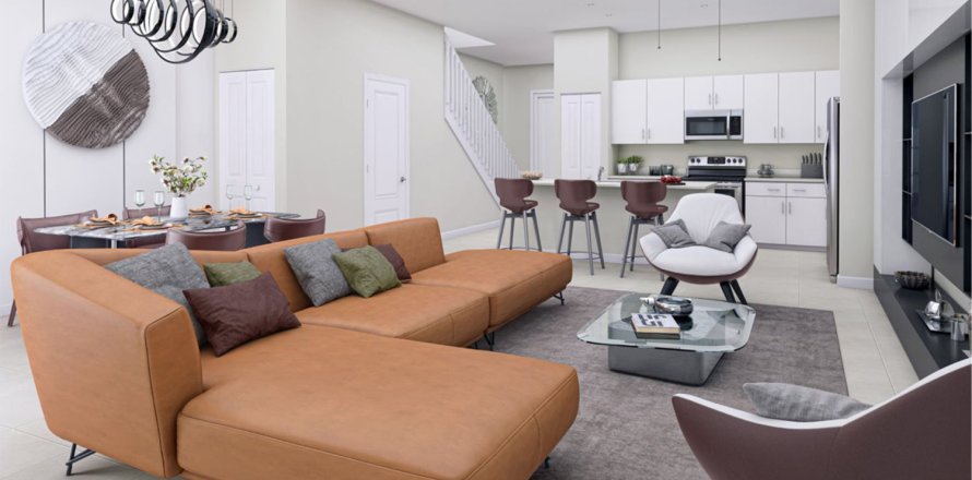 Townhouse in HARMONY PARC in Homestead, Florida 3 bedrooms, 145 sq.m. № 63124
