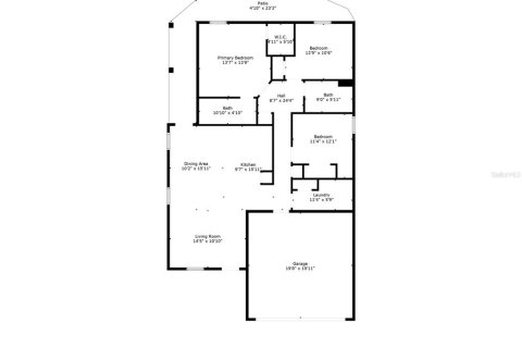 House in Alachua, Florida 3 bedrooms, 128.58 sq.m. № 1777217 - photo 29
