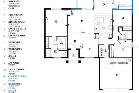 House in Palm Coast, Florida 4 bedrooms, 169.27 sq.m. № 2197314 - photo 2