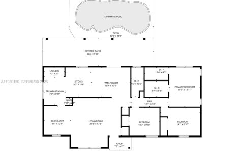 Купить виллу или дом в Майами, Флорида 3 спальни, 149.94м2, № 2049561 - фото 4
