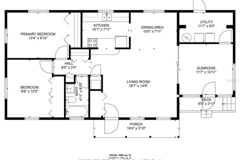 House in Deltona, Florida 2 bedrooms, 89.65 sq.m. № 1531978 - photo 17