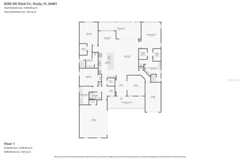 House in Ocala, Florida 3 bedrooms, 268.77 sq.m. № 2425669 - photo 12