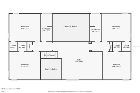 Villa ou maison à vendre à Sanford, Floride: 5 chambres, 301.19 m2 № 2133417 - photo 6
